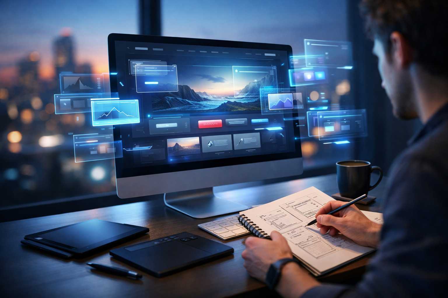 How to Make a Full Website Design in Toronto Using AI